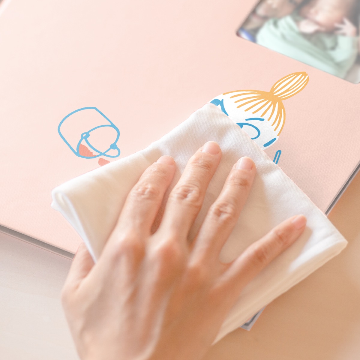 ちょっとした水濡れや汚れに強い